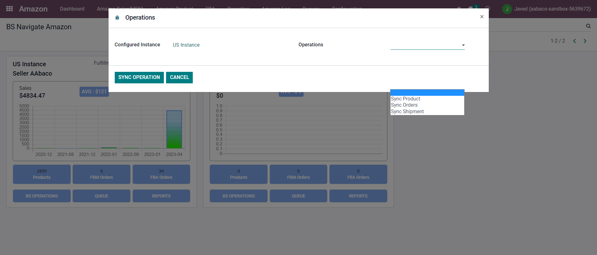 Odoo Amazon Connector