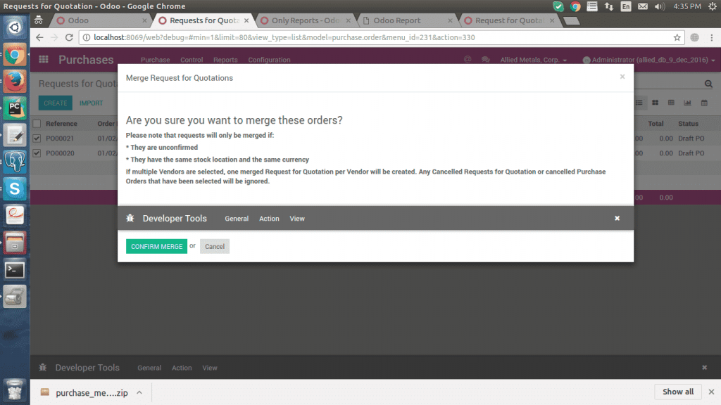 Select and Merge Quotations 2