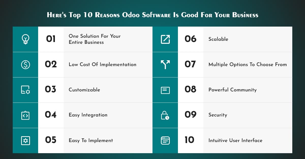 The Top 10 Odoo Benefits