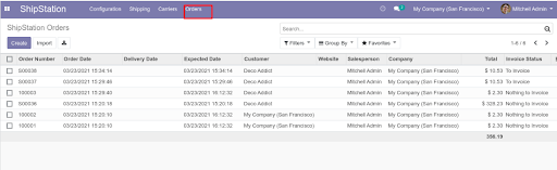 Odoo shipstation integration