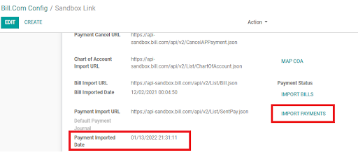 Odoo Bill.com Integration