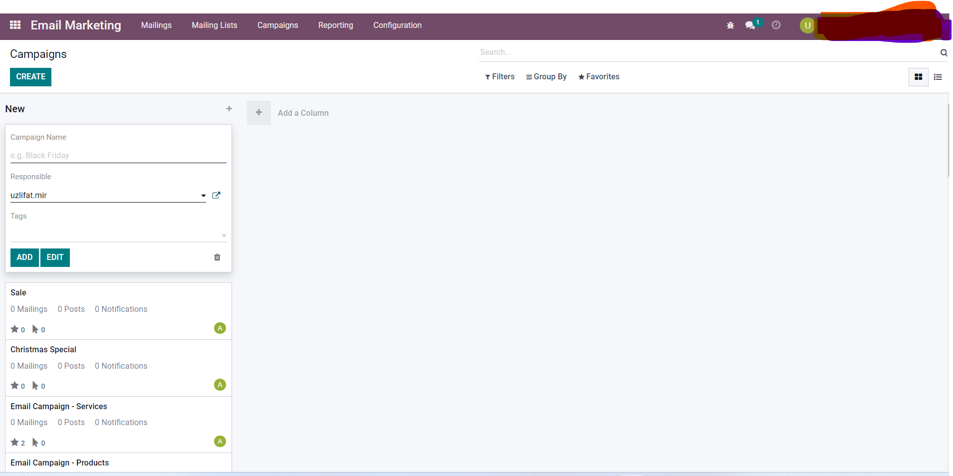 Odoo Marketing Automation