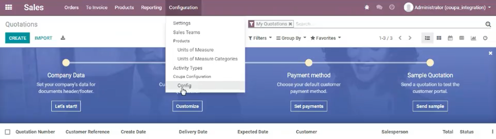Odoo Coupa Integration