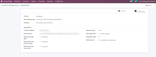 Odoo Suretax Integration
