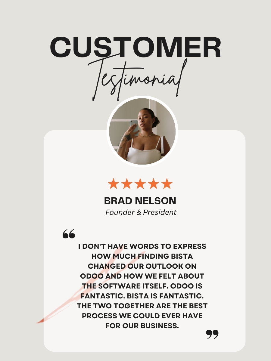 Nelson &Co. Odoo Implementation case study and review for Bista Solutions