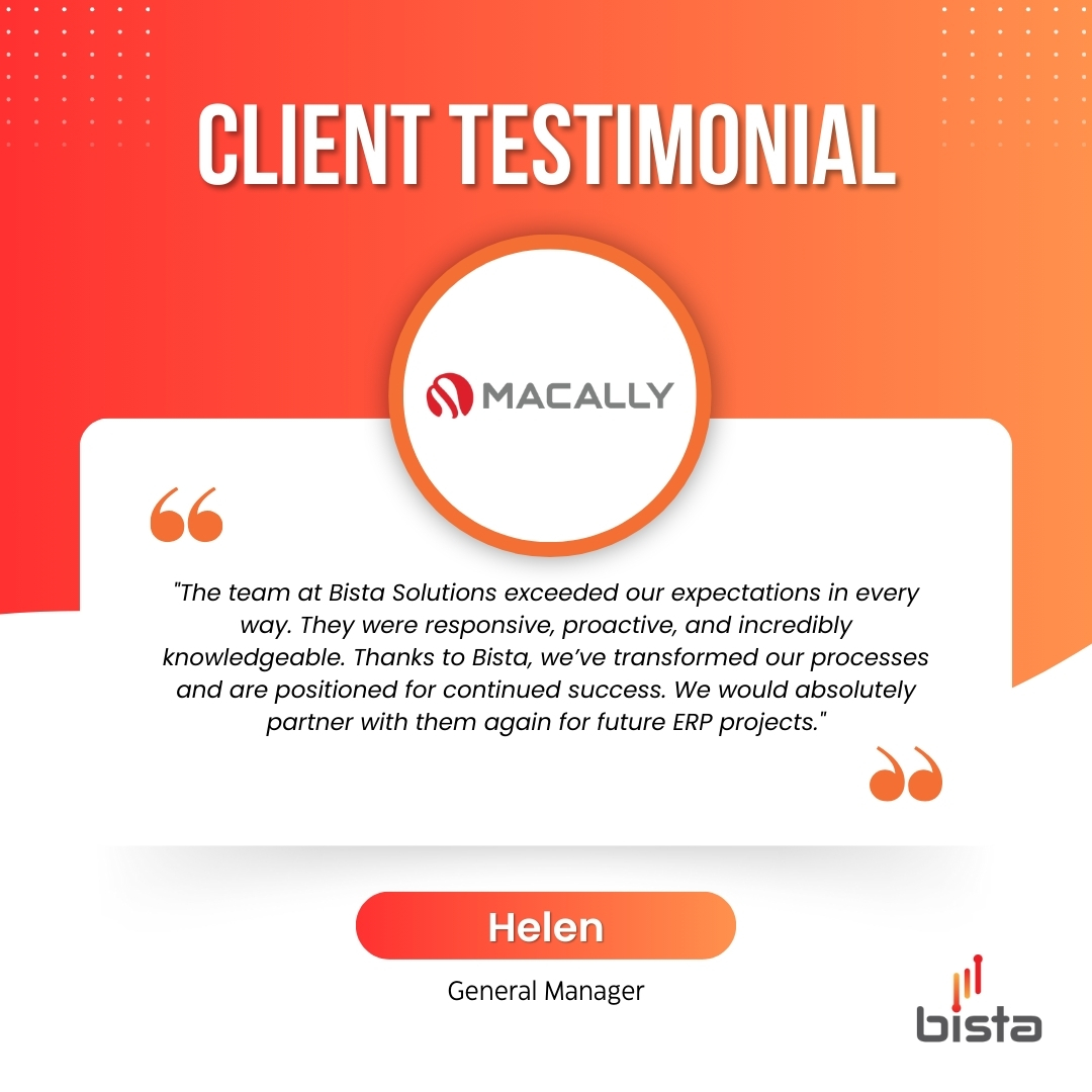 Odoo Macally case study