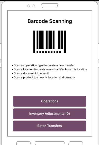 Odoo Manufacturing module inventory management