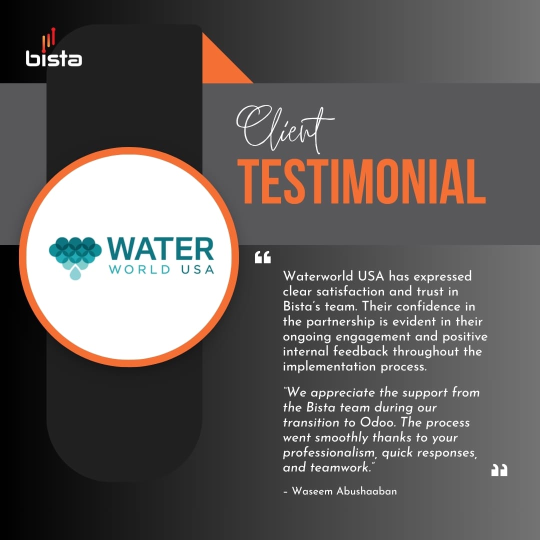 Waterworld USA Streamlines Manufacturing & Shipping with Odoo ERP and Bista Solutions