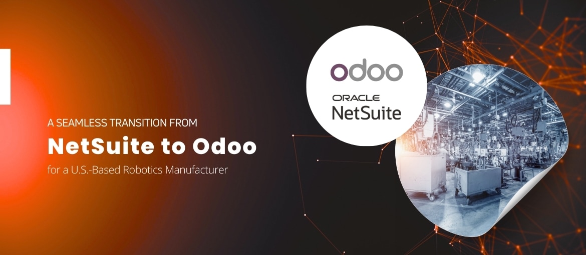 Odoo Case study of robotics manufacturer