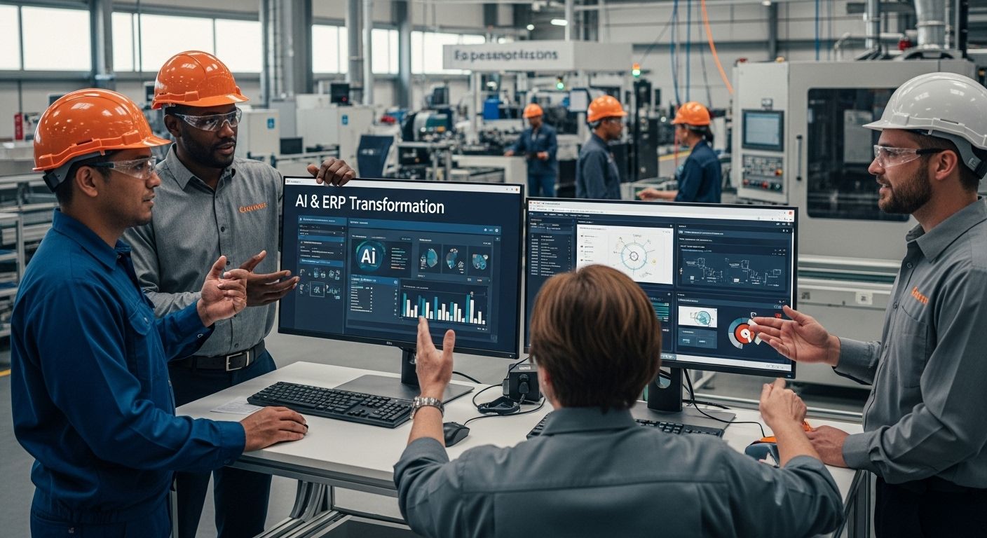 How AI & ERP is Transforming Manufacturing Companies in the USA