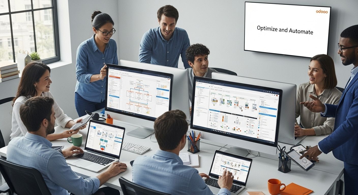 Odoo ERP manufacturing teamwork