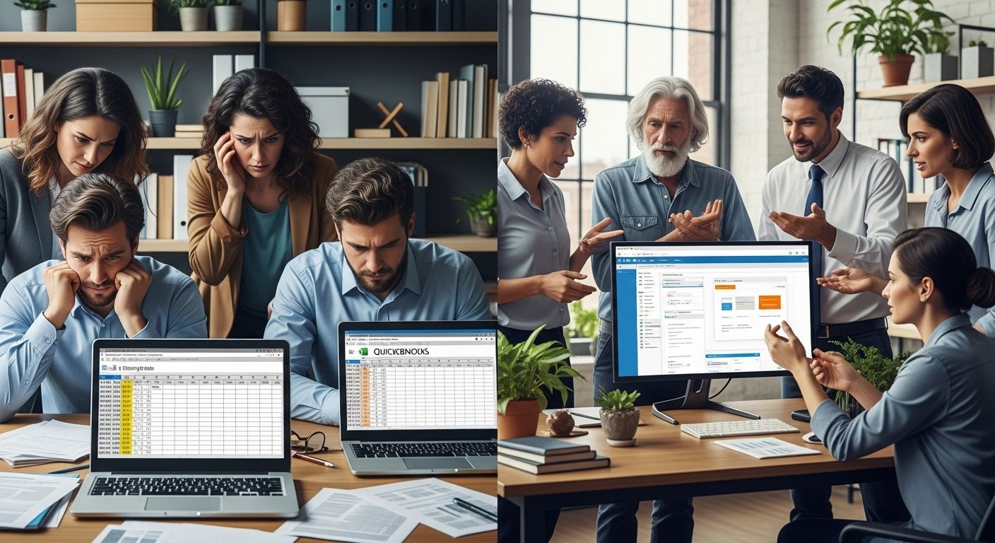 business upgrade, outdated systems, team frustration