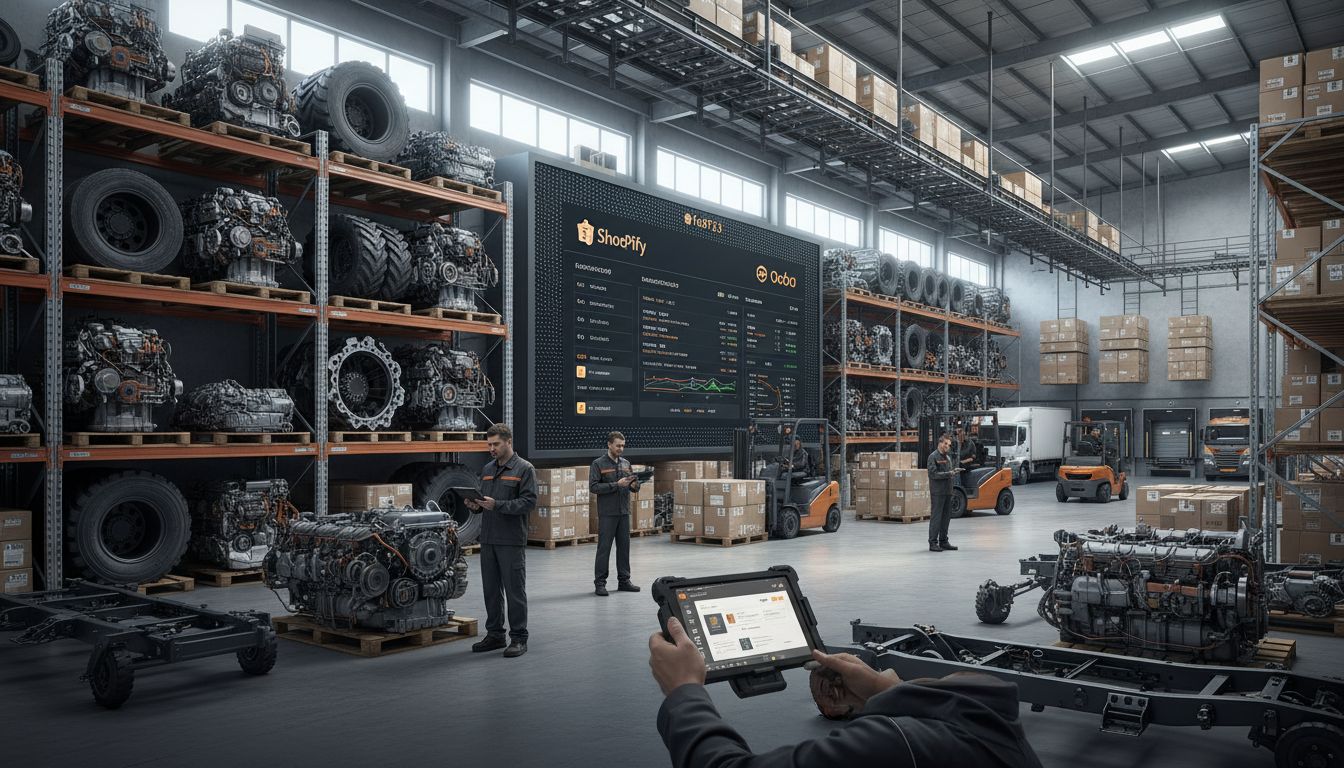 Automating Order Fulfillment for Heavy-Duty Auto Parts with Odoo + Shopify